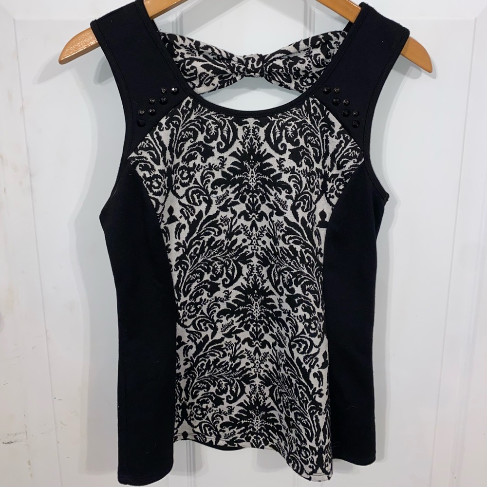 Black & White Tank Top